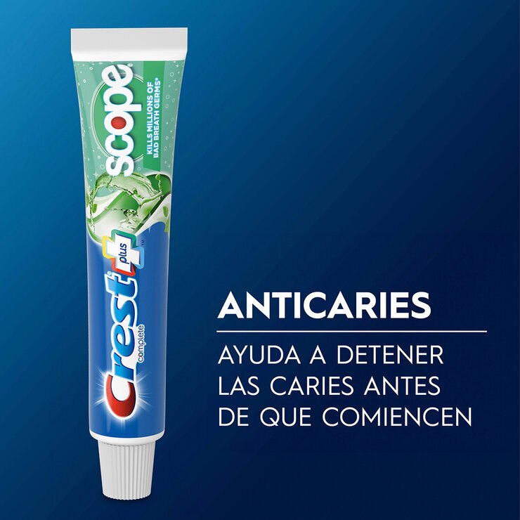 Crest Complete + Scope Pasta Dental 6 pzas de 120 gr — Imagen 4 de 4
