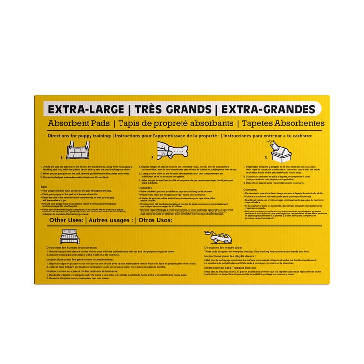 Kirkland Signature Tapetes Absorbentes Extra Grandes para Perro 100 pzas — Imagen 2 de 3