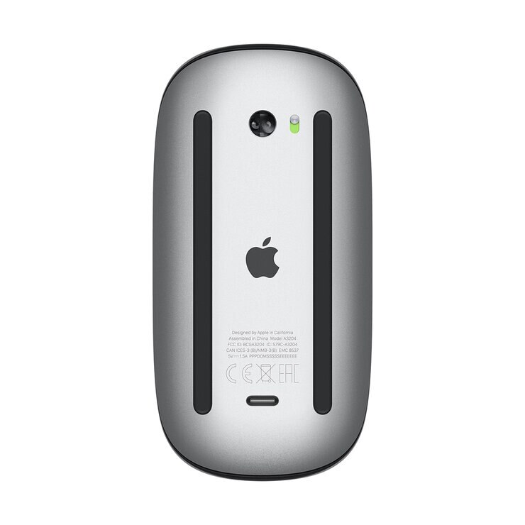 Apple Magic Mouse (USB‑C) Superficie Multi‑Touch negra — Imagen 3 de 4