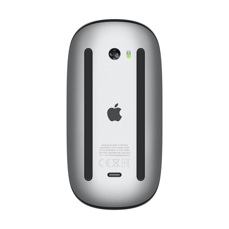 Apple Magic Mouse (USB‑C) Superficie Multi‑Touch negra — Imagen 4 de 4