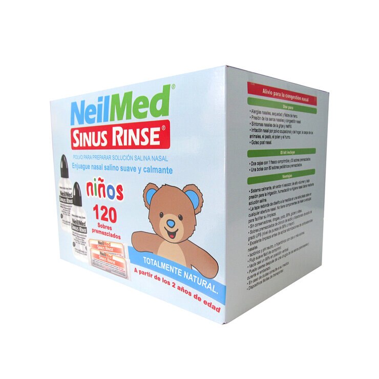 NEILMED 2 SINUS RINSE 120 SOBRES PREMEZCLADO — Imagen 1 de 4