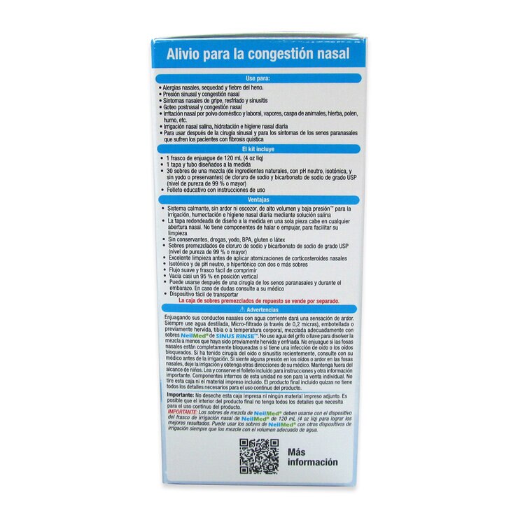 NEILMED 2 SINUS RINSE 120 SOBRES PREMEZCLADO — Imagen 2 de 4