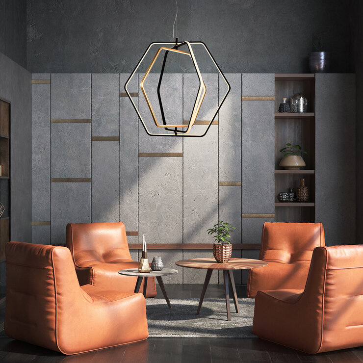 Empire Lighting, Lámpara Colgante Parker LED — Imagen 3 de 4