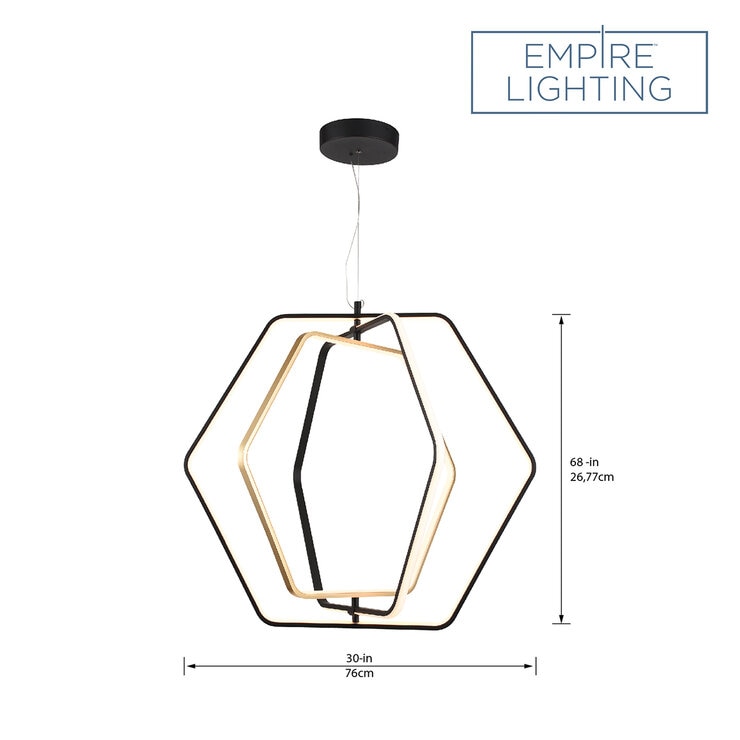 Empire Lighting, Lámpara Colgante Parker LED — Imagen 4 de 4