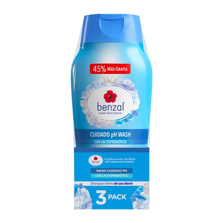 Benzal Shampoo intimo de uso díario 3 pk de 355ml — Imagen 4 de 4