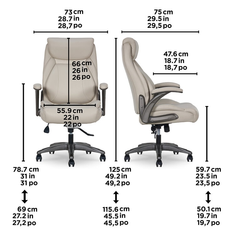 La Z Boy, Silla Gerencial, Color Beige — Imagen 4 de 4