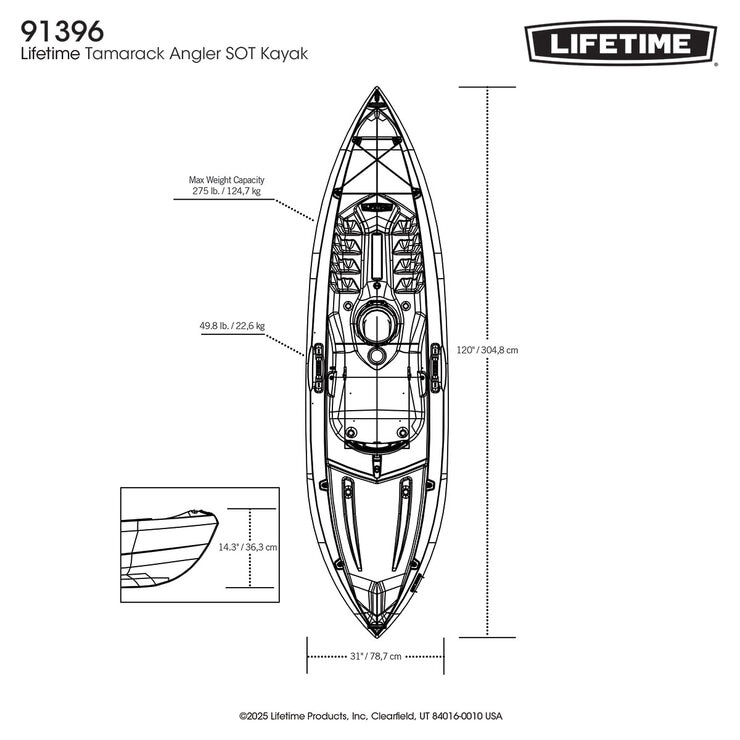 Lifetime Kayak Tamarack Angler — Imagen 4 de 4