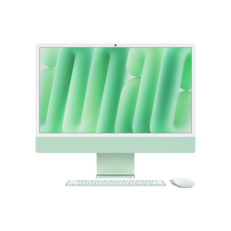 Apple iMac 24" 512GB 4.5K Chip M4 Verde CPU de 10 Núcleos GPU de 10 Núcleos Memoria Unificada de 24GB