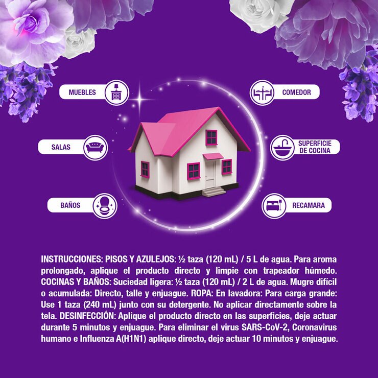 Pinol Limpiador 4X Lavanda 5.1 l — Imagen 3 de 4