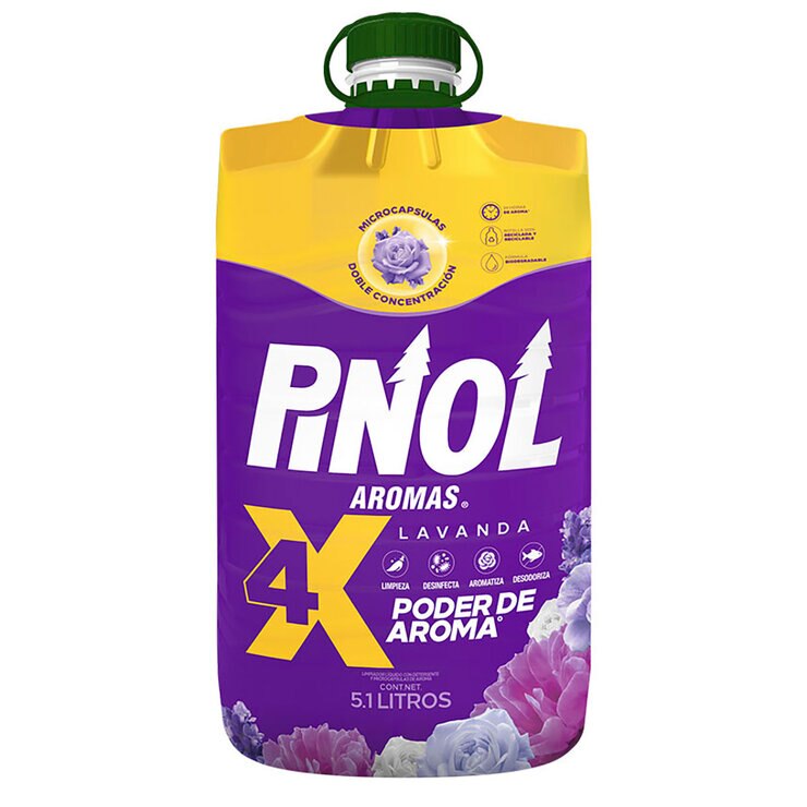 Pinol Limpiador 4X Lavanda 5.1 l