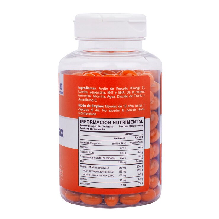 Naturagel Focus Max Luteína, Zeaxantina con Omega 3 160 Cápsulas — Imagen 3 de 3