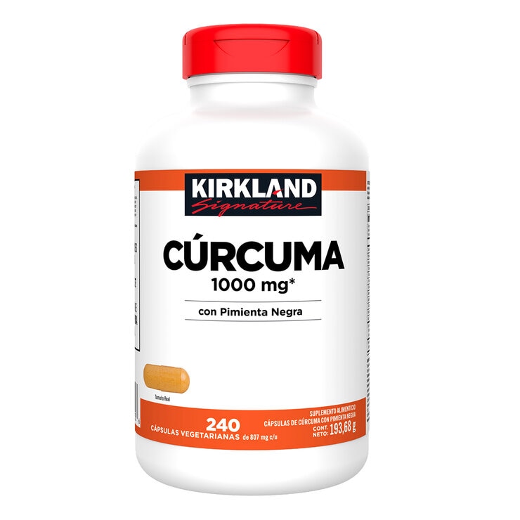 Kirkland Cúrcuma 1000 mg con Pimienta Negra 240 cápsulas — Imagen 1 de 3