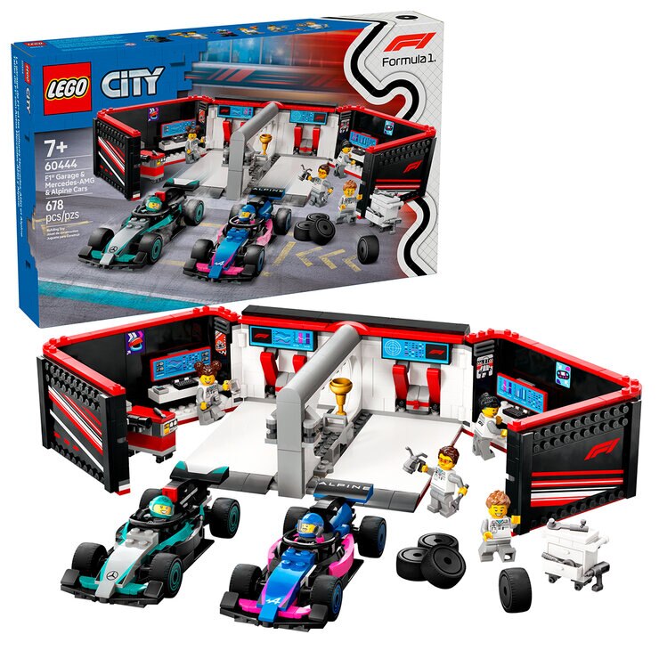 LEGO City Project Taller de F1 con Autos — Imagen 1 de 4