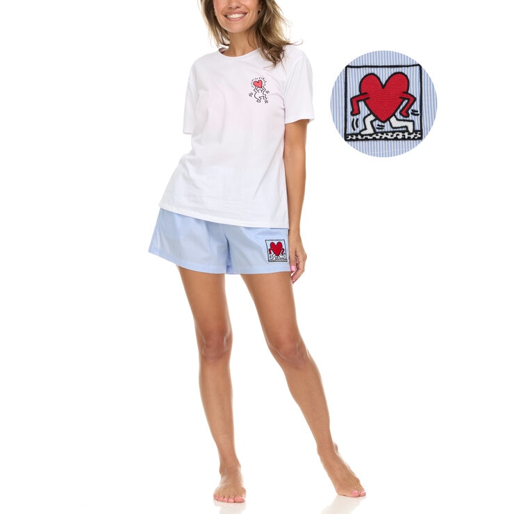 Keith Haring Conjunto de pijama para Dama Varias Tallas y Colores — Imagen 1 de 2