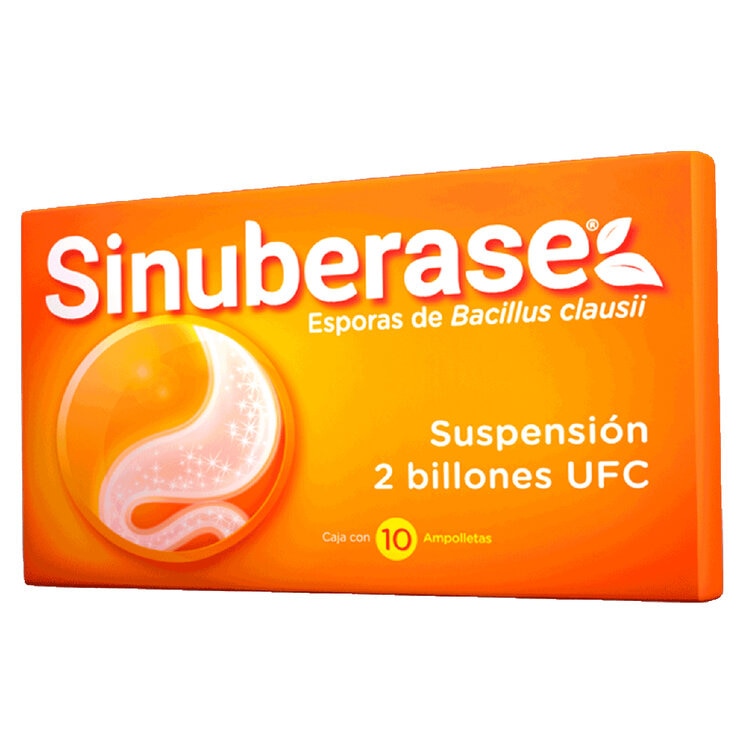 Sinuberase 2 Billones UFC 2 cajas con 10 ampolletas cada uno — Imagen 3 de 3