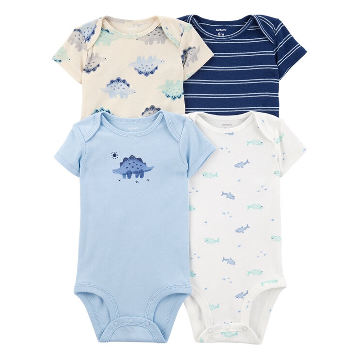 Carter's Mamelucos 4 piezas para Bebés Varias Tallas y Colores — Imagen 3 de 4