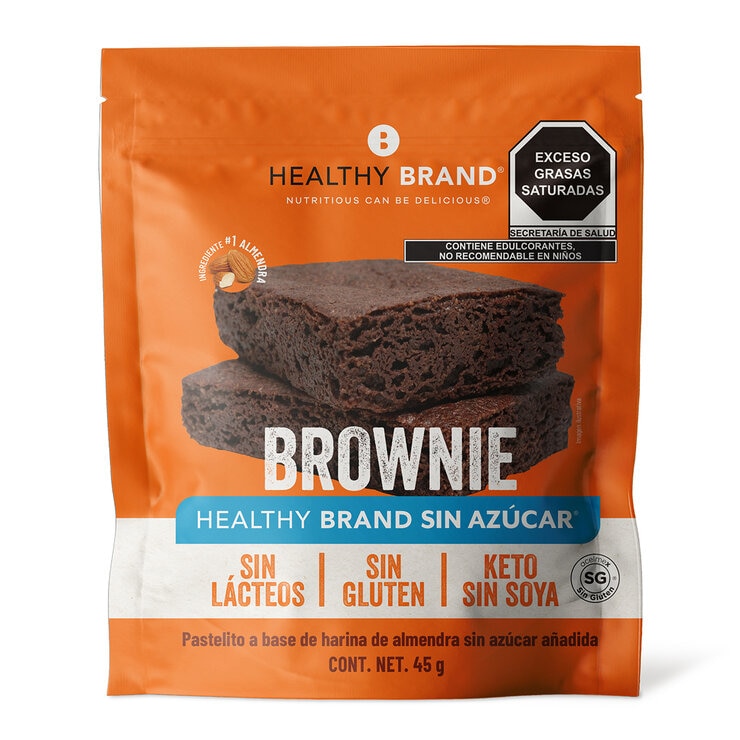 Healthy Brand Brownies Keto 10pzas de 45g c/u — Imagen 3 de 4