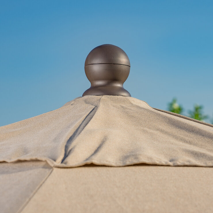 SunVilla, Sombrilla Cabana de 3m con Fleco — Imagen 3 de 4