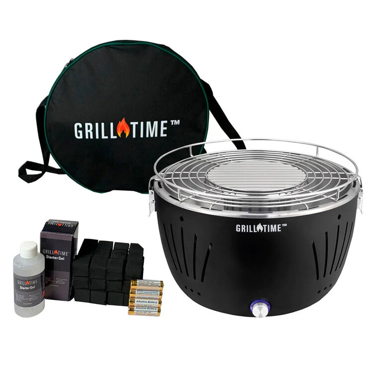Vision Grills, Asador de Carbón, Portátil, con Parrilla, Color Negro — Imagen 2 de 3