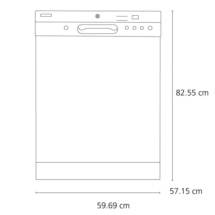 GE Lavavajillas de 12 Servicios — Imagen 2 de 4