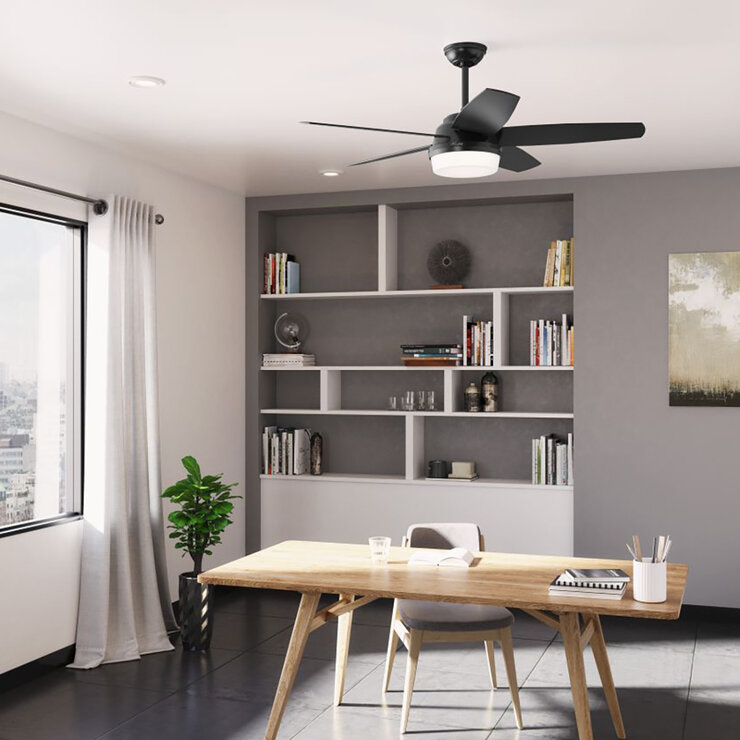 Hunter, Ventilador 52" Avia Negro Mate — Imagen 2 de 4