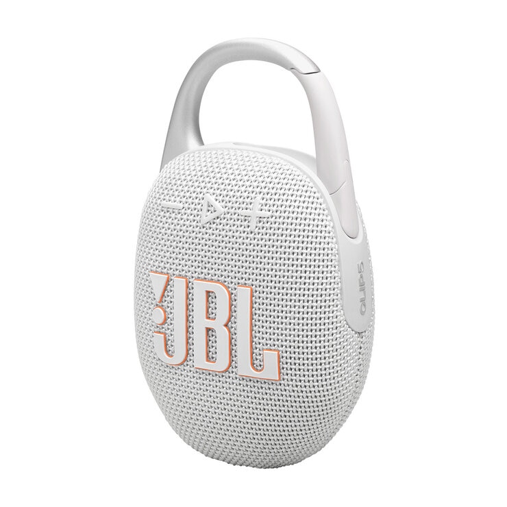 JBL Clip 5 Bocina bluetooth portátil blanco — Imagen 2 de 4
