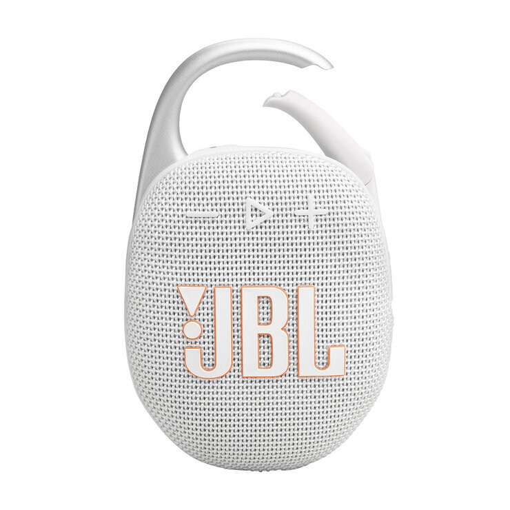 JBL Clip 5 Bocina bluetooth portátil blanco — Imagen 1 de 4