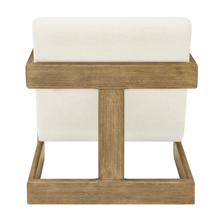 Thomasville, Silla de Tela con Base de Madera — Imagen 4 de 4