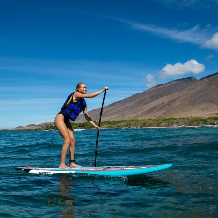 Scott Burke Tabla de Surf con Remo Atlantic — Imagen 1 de 4
