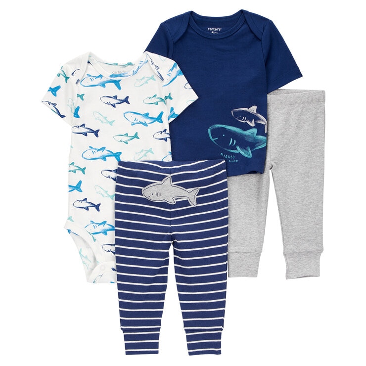 Carter's Conjunto de 4 piezas para Bebés Varias Tallas y Colores — Imagen 2 de 4