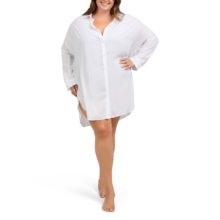 Lands' End Camisa de Playa para Dama Varias Tallas y Colores — Imagen 1 de 3