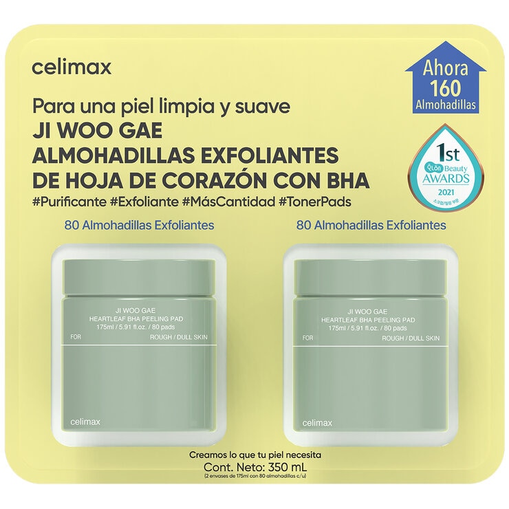 Celimax Ji Woo Gae Almohadillas Exfoliantes 160 pzas — Imagen 3 de 4