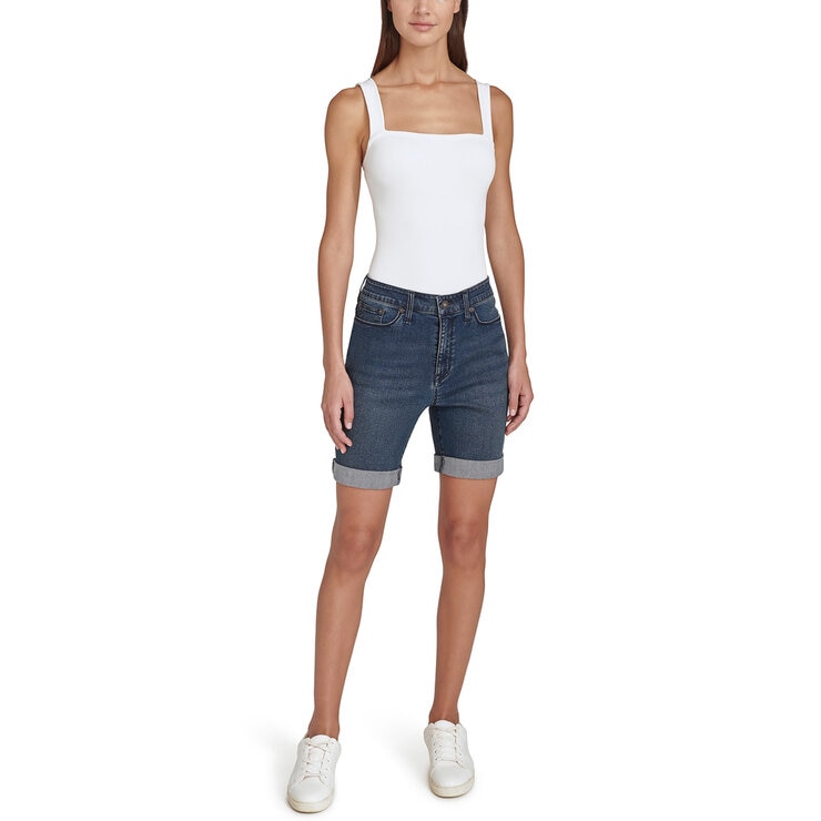 DKNY Jeans Short Bermuda para Dama Varias Tallas y Colores — Imagen 1 de 3