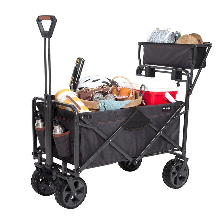 Mac Sports Carrito Plegable Deluxe XL con Red de Carga — Imagen 3 de 4