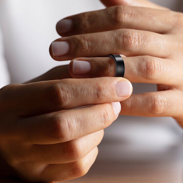 Samsung Galaxy Smart Ring Negro Titanio - Talla 11 — Imagen 2 de 4