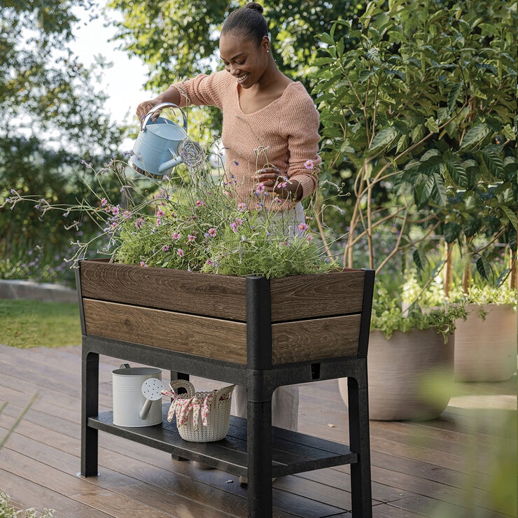 Keter Signature Collection, Jardinera Elevada Decorativa — Imagen 1 de 4