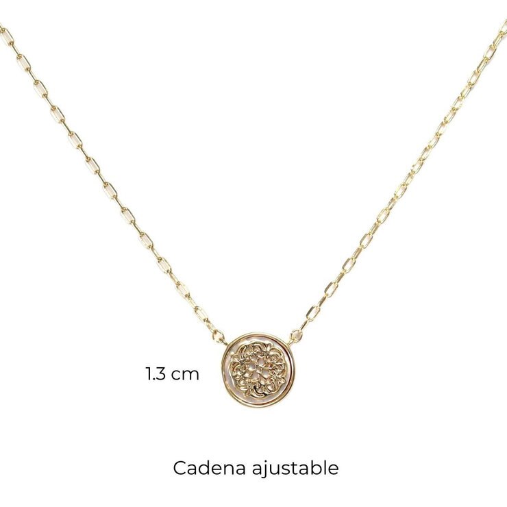 Mayfer, Juego de Mandalas, Collar y Aretes en Aleación de Metal — Imagen 2 de 4
