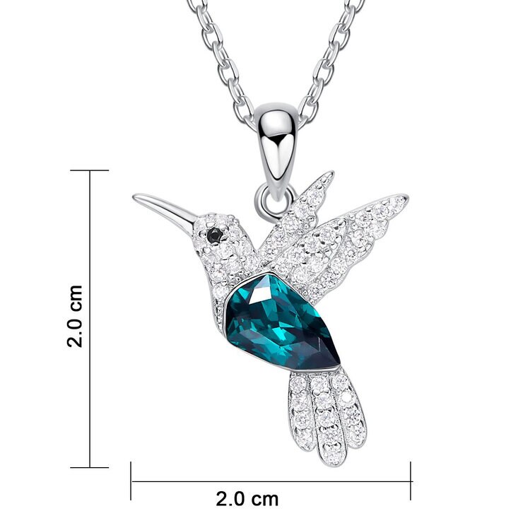 Mayfer, Juego de Anillo con Collar, Plata .925, Cristal Austríaco — Imagen 4 de 4