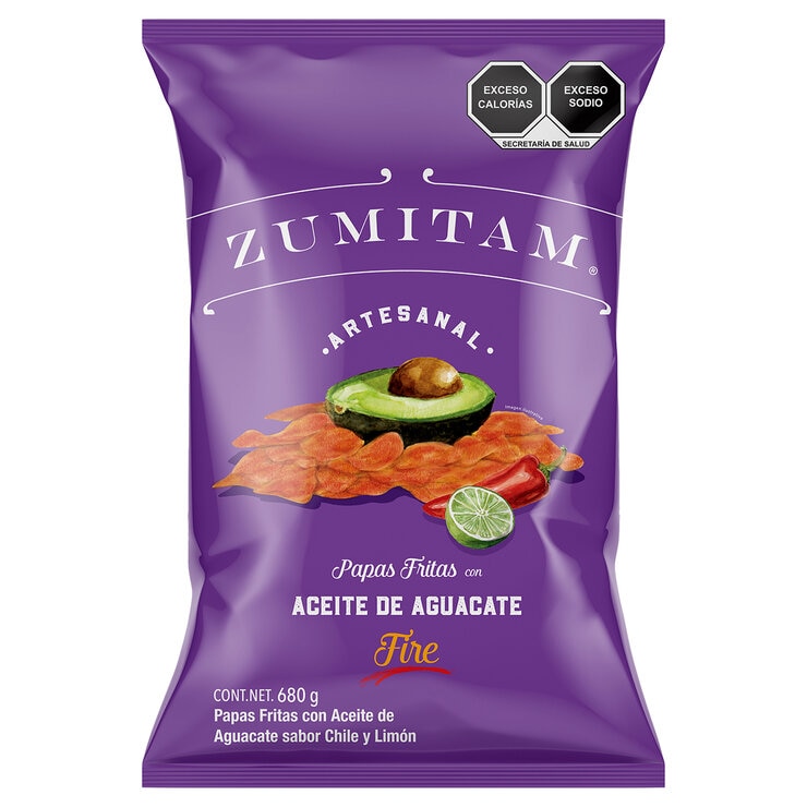 Zumitam Papas Fritas Artesanales con Aceite de Aguacate 680g — Imagen 1 de 3