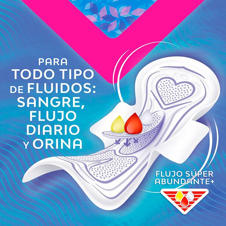 Saba Toallas Femeninas Protección V 100 pzas — Imagen 2 de 4
