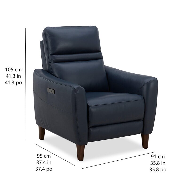 Aiden & Ivy, Sillón Reclinable de Piel con Sistema Eléctrico — Imagen 2 de 4