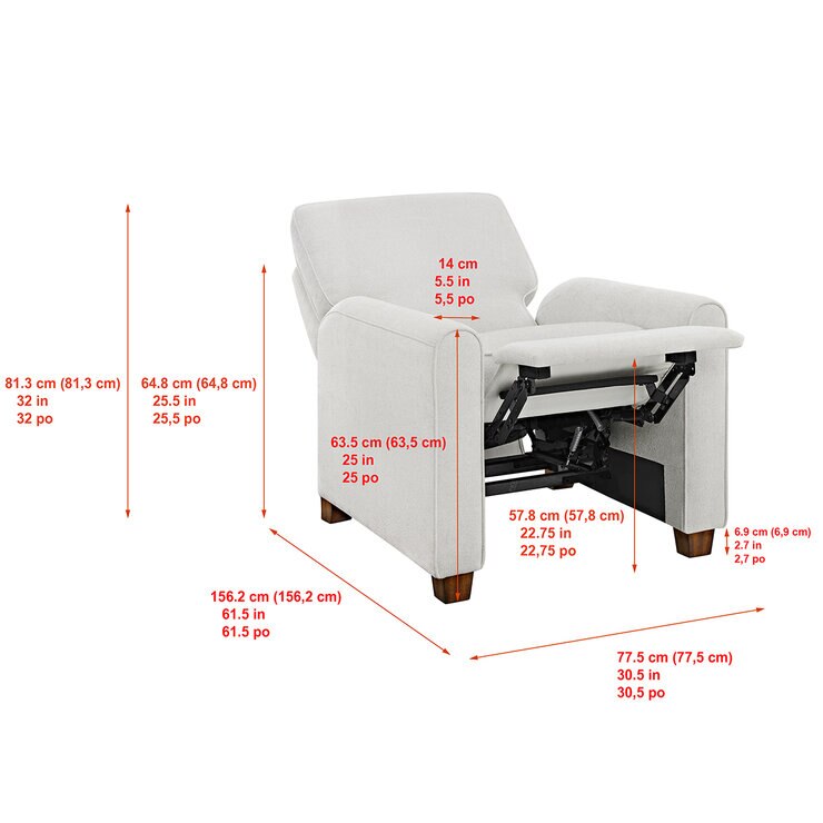 Barcalounger, Sillón Reclinable de Tela — Imagen 4 de 4