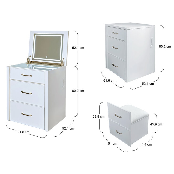 Universal Broadmoore, Tocador con Mesa Abatible — Imagen 3 de 4