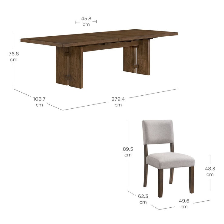 Thomasville. Lasalle, Juego de Comedor de 9 piezas — Imagen 4 de 4