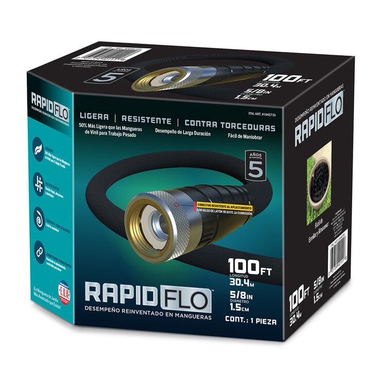 Rapid Flo, Manguera de Jardín de 30.4m — Imagen 1 de 4