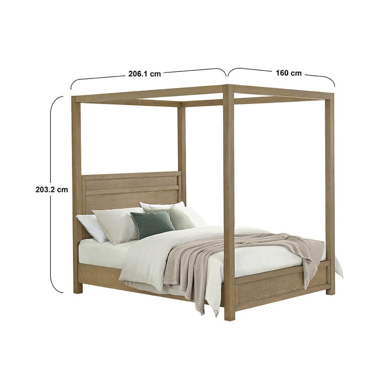Universal Broadmoore, Cama Tamaño Queen Con Dosel — Imagen 4 de 4