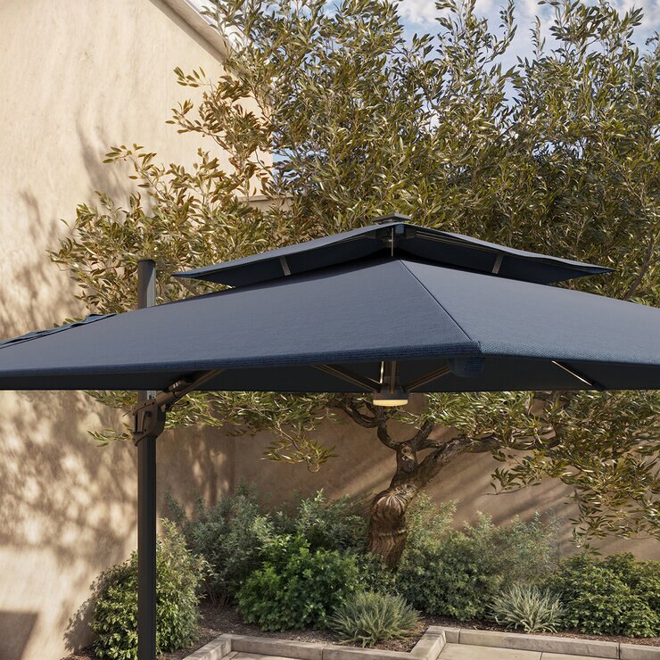 Seasons Sentry, Sombrilla Cuadrada de Aluminio de 3.05 m — Imagen 4 de 4