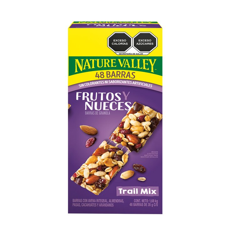 Nature Valley Barras de Frutos y Nueces 48 pzas de 35g — Imagen 1 de 2
