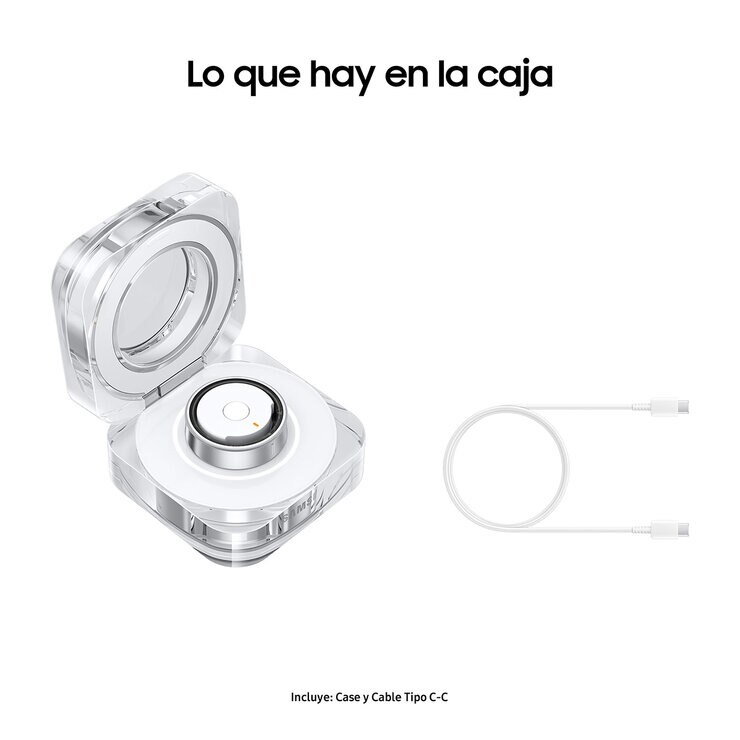 Samsung Galaxy Smart Ring Plata Titanio - Talla 10 — Imagen 3 de 4