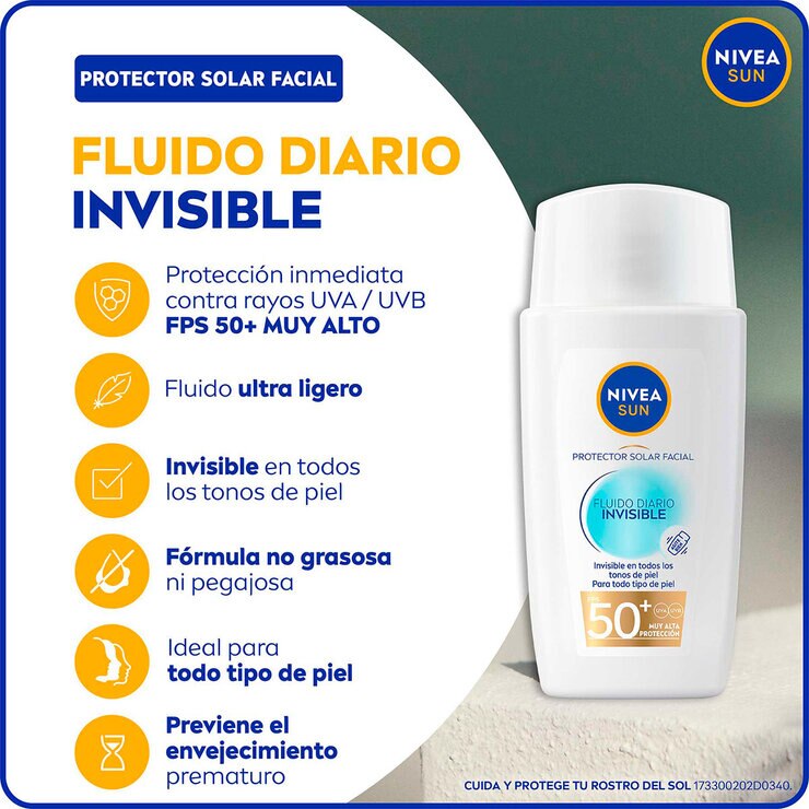 Nivea Sun 2 pzas de 200 ml c/u + Protector solar facial de 40 ml — Imagen 2 de 4